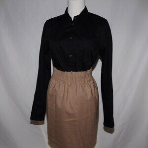 EUC J. Crew Elastic Waist Mini Skirt - Tan - Size 2